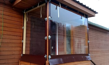 Мягкие окна для балкона 500 мкр