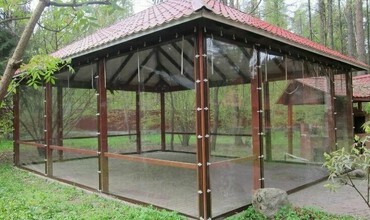 Мягкие окна для беседок 700 мкр